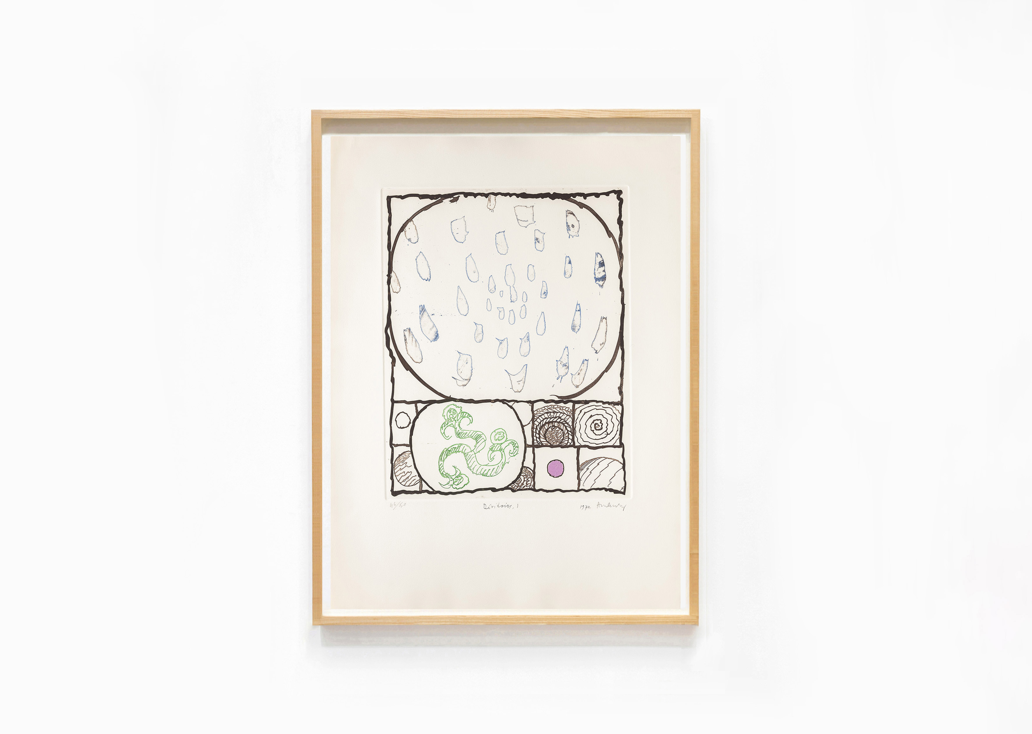 estampe Dévidoirs I Pierre Alechinsky